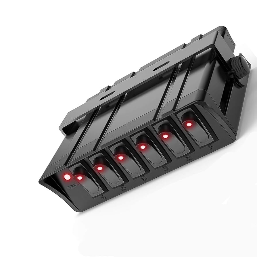 Amazon.com: Unifizz True Mods 6-Gang 12V Rocker Switch Box